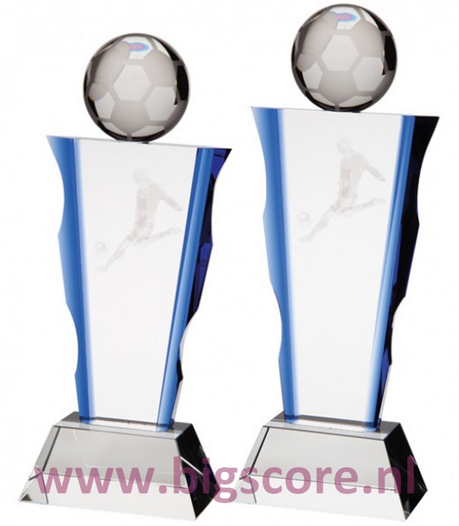 Voetbal 3D Kristal CR20228
